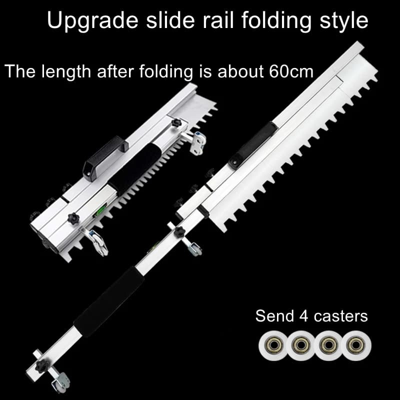 Thickened tile flat ash device automatic paving floor tiles flat sand leveling tool artifact folding bricklayer sand ash rake