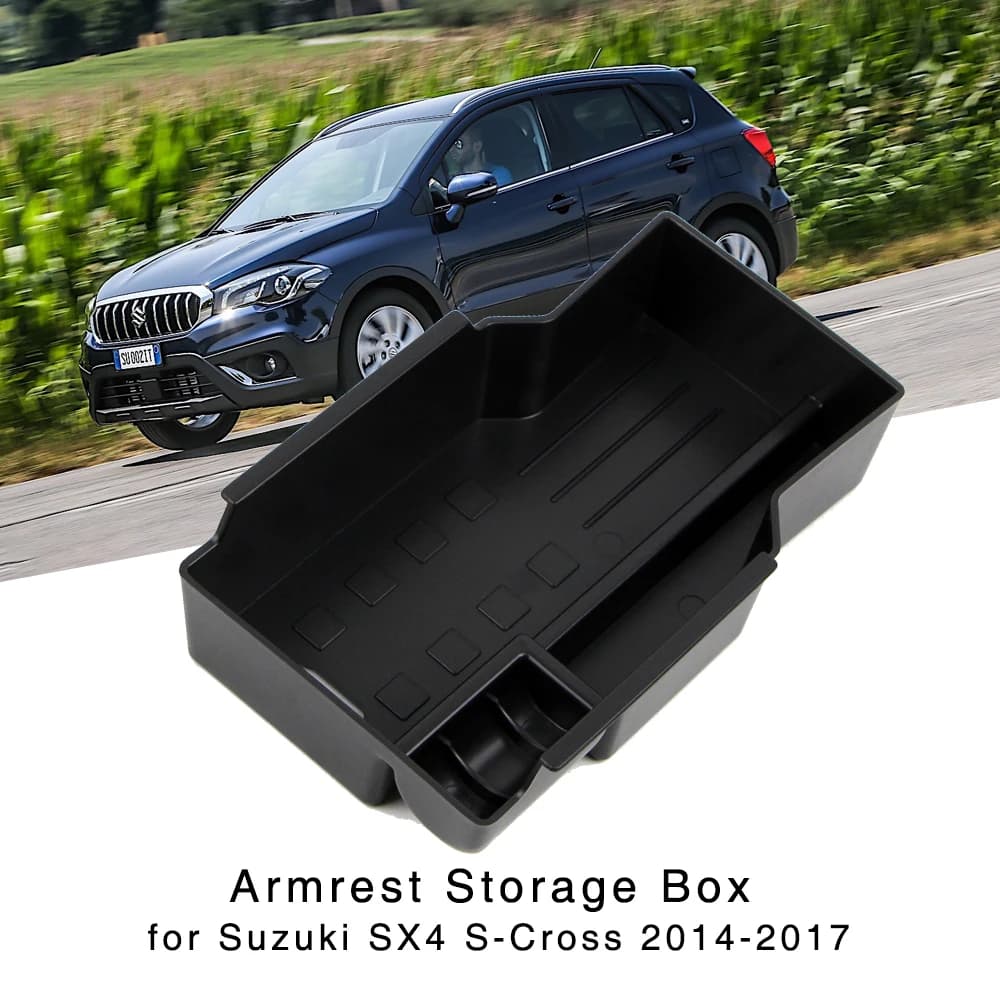 Armrest Storage Box for Suzuki SX4 S-Cross 2014-2020 / Vitara Escudo 2016-2020 Interior Center Console Organizer Holder Tray