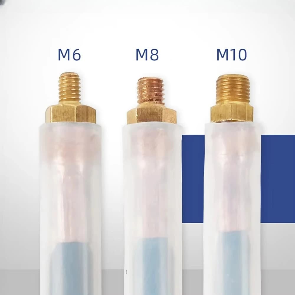 10PCS Lengthen Copper Head Weld Bead Brushes For Weld Seam Joint Cleaning Polishing Machine Welding Seam Cleaner M6/M8/M10