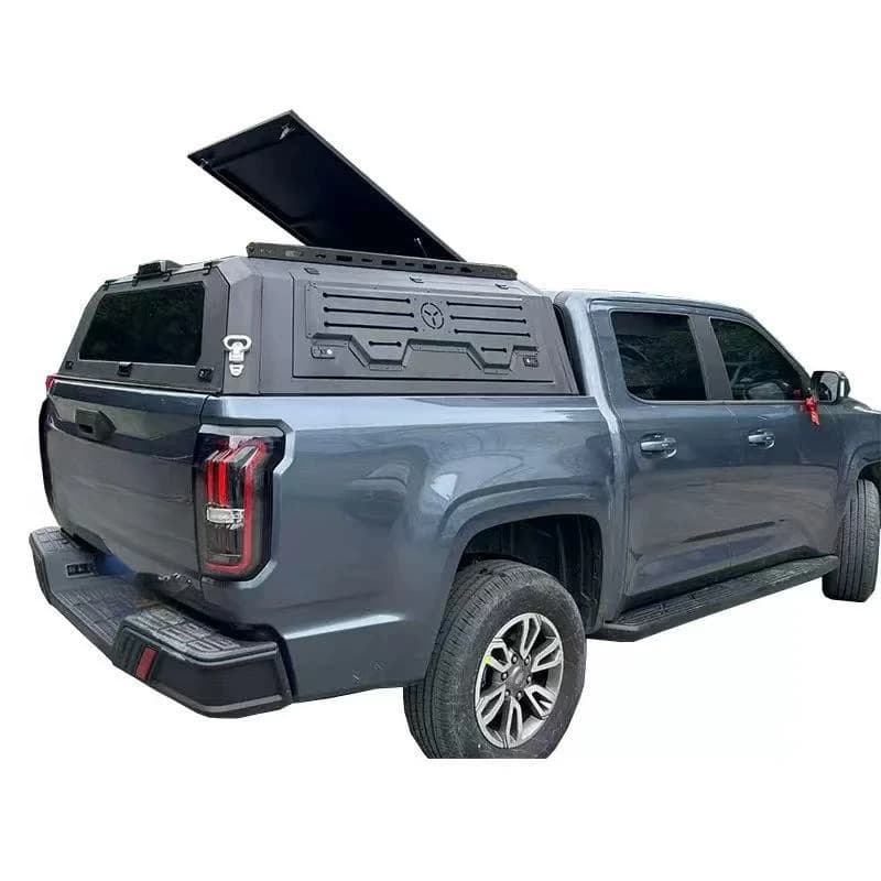 Truck Bed Tonneau Cover Steel Hard Top Canopy Waterproof Openable Design for Pickup Truck Cargo Protection Accessories
