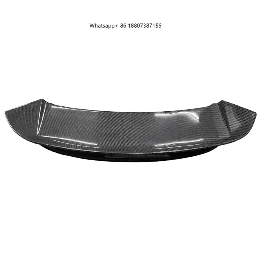 Factory Direct Sales 992 Turbo Carbon Fiber Glossy Deck Rear Wing Spoiler forPorsche 911-992 Upgrade Car Accessories