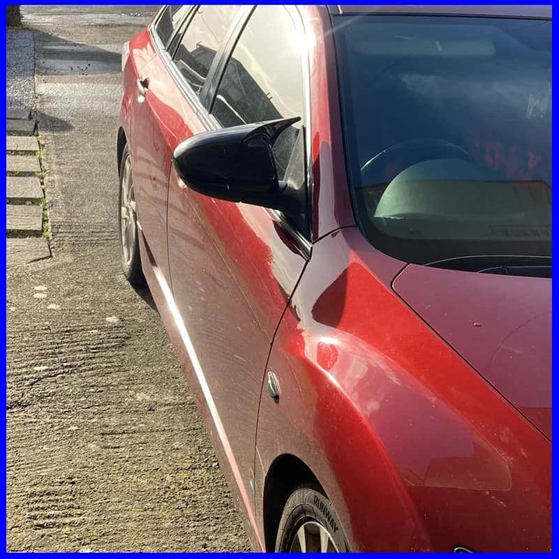 Car Styling For Mazda 6 Mazda6 GH 2009-2012 Rearview Mirror Cover Cap Sticker Trim With Horn Housing Auto Parts Accessories