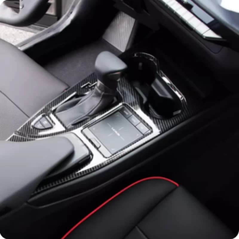 Left hand driveWater Cup Holder Gear Shift Box Panel Decoration Frame Cover Trim Fit For Lexus UX 200 250H 2019-2022