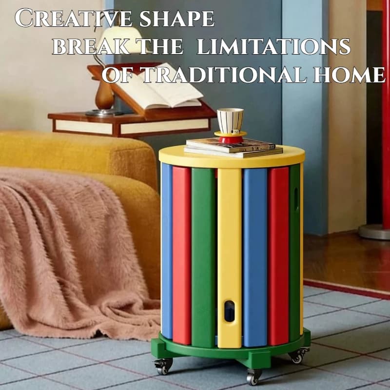 Floor Modern Table Bauhaus Corner Wood Small Coffee Table Apartment Round Stolik Kawowy Nowoczesny Living Room Furniture