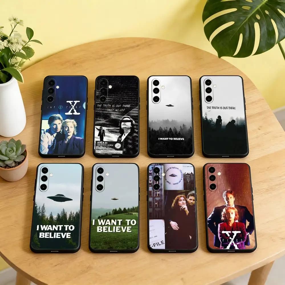 T-The X-Files Phone Case For Samsung Galaxy A73,A72,A71,A70,A53,A52,A51,Others Soft Black Cover