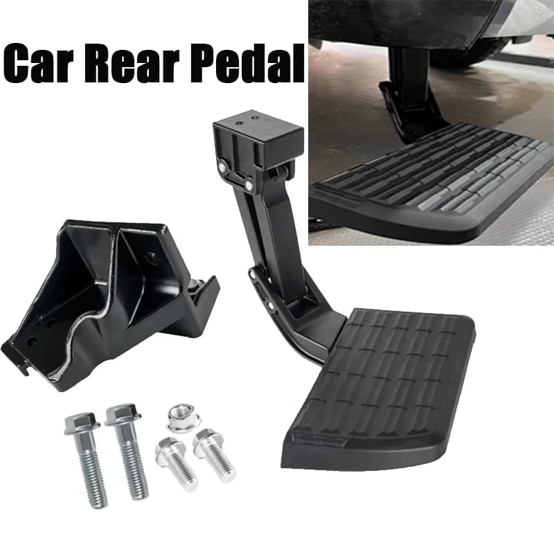 PT392-34231 Retractable Back Rear Bumper Foot Step T-Step BedStep Off Road Pedal Tailgate Ladder Pick-up Truck For Toyota Tundra