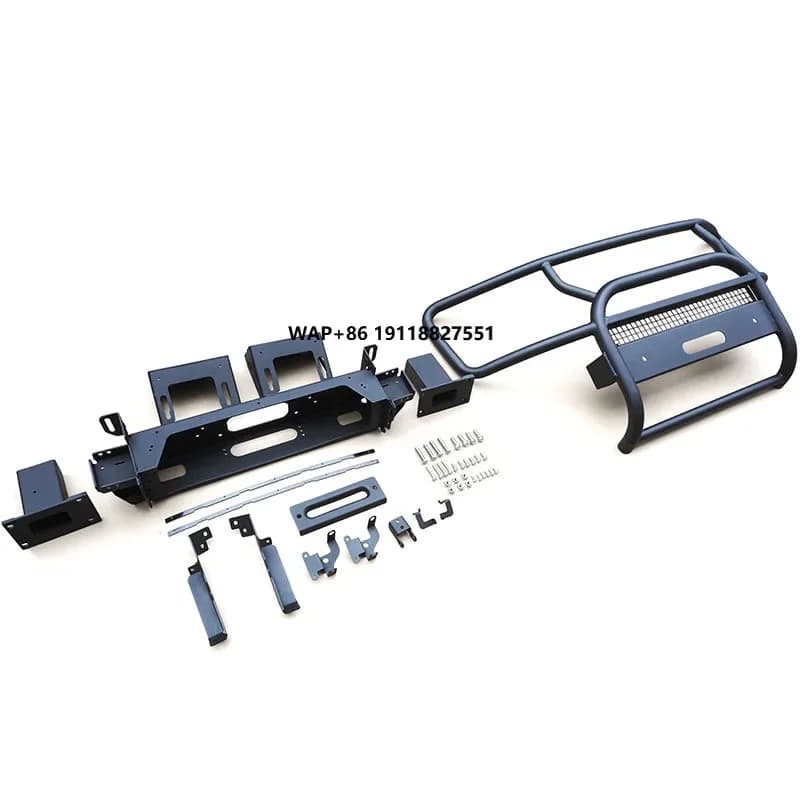 Car Exterior Accessories Steel Front Bumper Guard Bull bar for Defender Front Bumper with Winch Bracket 2020-2025