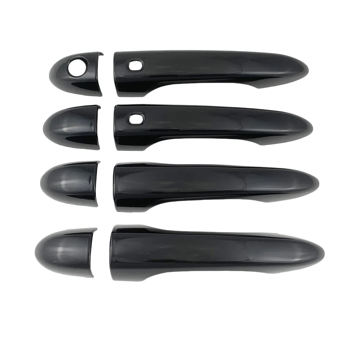 Gloss Black Car Decoration Door Handle Cover Trim Paste Style For Maserati Levante 2016 2017 2018 Ghibli 2014-2018 Quattroporte