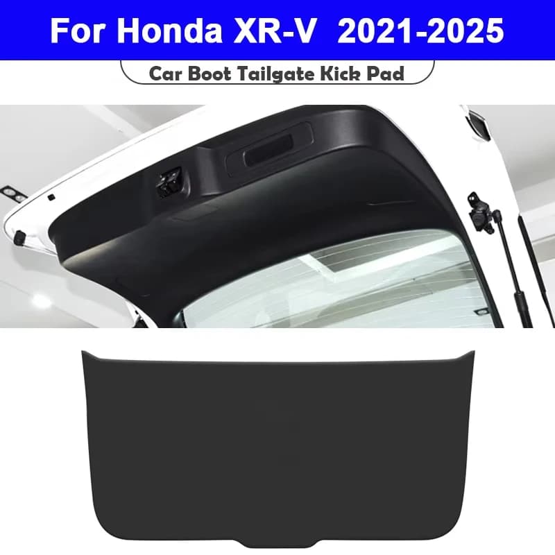 For Honda XR-V XRV 2021-2025 Trunk Tailgate Guard Pad Leather Rear Trunk Door Protective Car Anti-dirty Pad Interior Accessories
