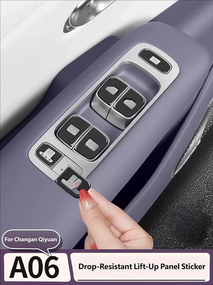 For Changan Qiyuan Nevo A06 2026 2027 Car interior decoration accessories, window control buttons, decorative patches
