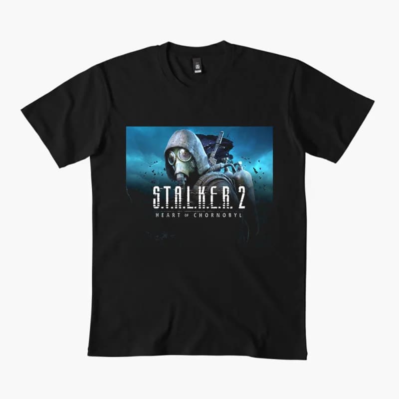 S.T.A.L.K.E.R. 2 Shadow of chernobyl 0401 Danger exclusion zone gift t shirt Video game Stalker Graphic Clothes All size Tops