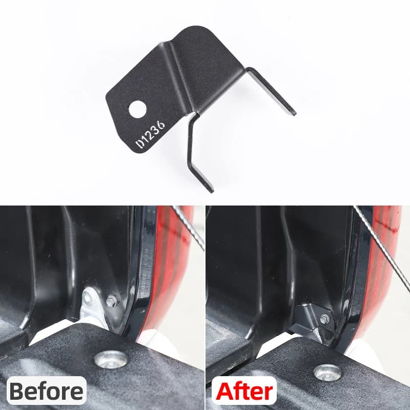 Carbon Steel Tailgate Anti‑Theft Security Bracket For Toyota Tundra XK70 2022‑2026 Pickup Truck Tail Gate Lock Modification Apar