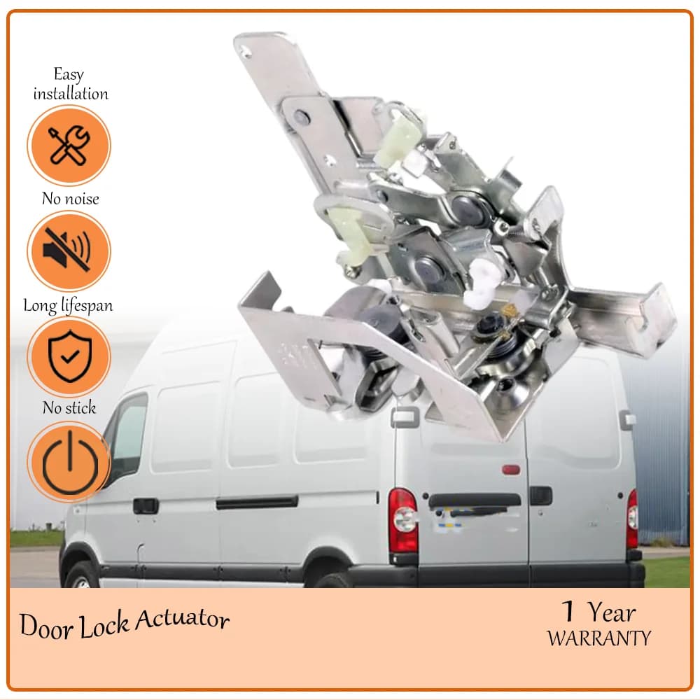 Rear Door Lock Latch Mechanism,Fit 2002-2006 Nissan Interstar,1998-2007 Opel Movano,1998-2011 Renault Master II, OEM 7700352464