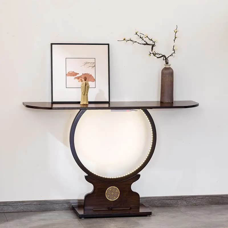 LMM new Chinese-style table incense case medium ancient style light luxury entrance table small apartment case