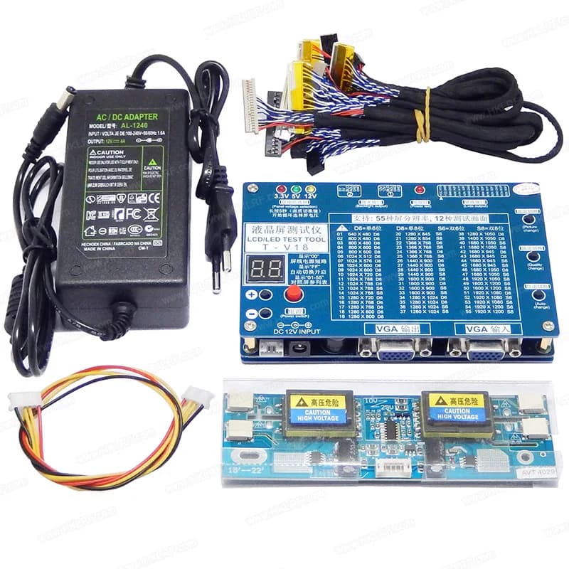 2025 2026 LCD Panel Tester T-V18 Support 7 -84 Inch LVDS Screen Laptop TV/LCD/LED Test Tool Repairing Tools