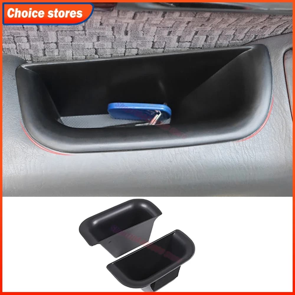 Organizador de Almacenamiento para Manija de Puerta de Coche, Soporte para Tarjetas y Teléfono para Toyota Prado J120 2002-2009,