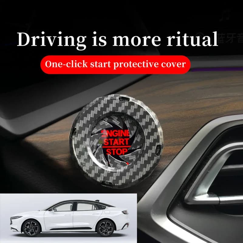 FOR FORD Car one-button start decorative ring knob-type decorative cover ignition device switch hidden protective cover
