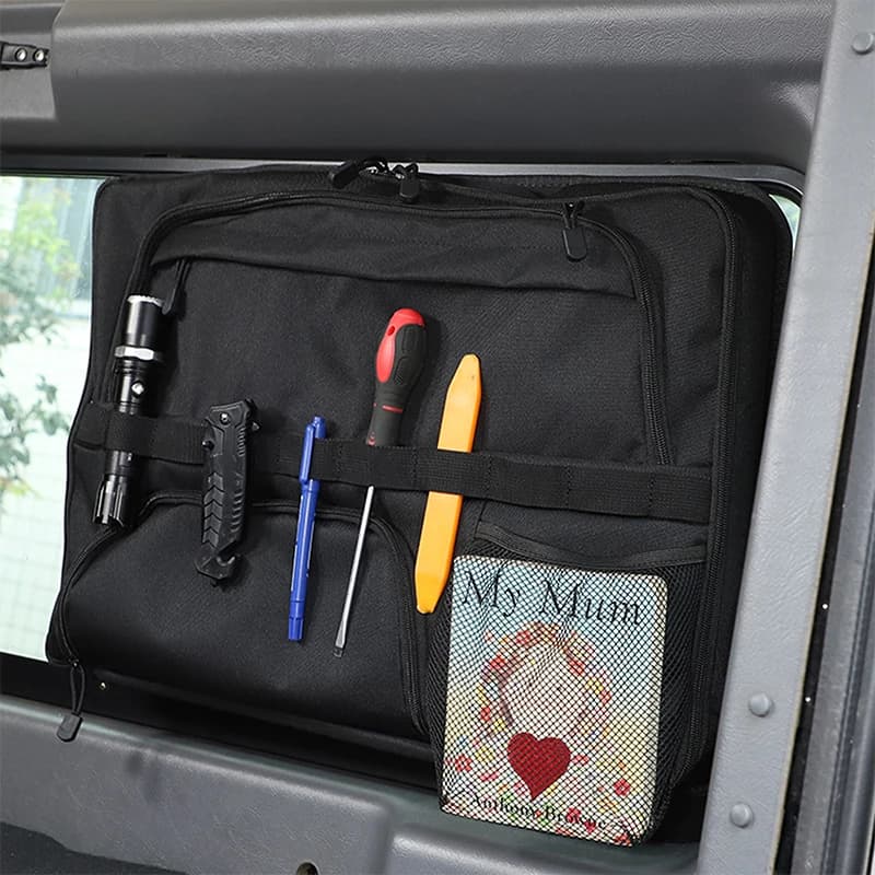 For Land Rover Defender 90 110 2004-2018 Oxford cloth black car trunk window bag car interior modification accessories