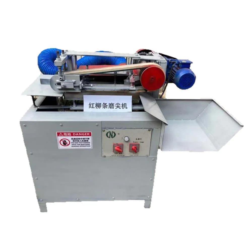 Barbecue Skewer Sharpening Machine Red Willow Twig Sharpening Machine Wooden Round bar Grinding Machine