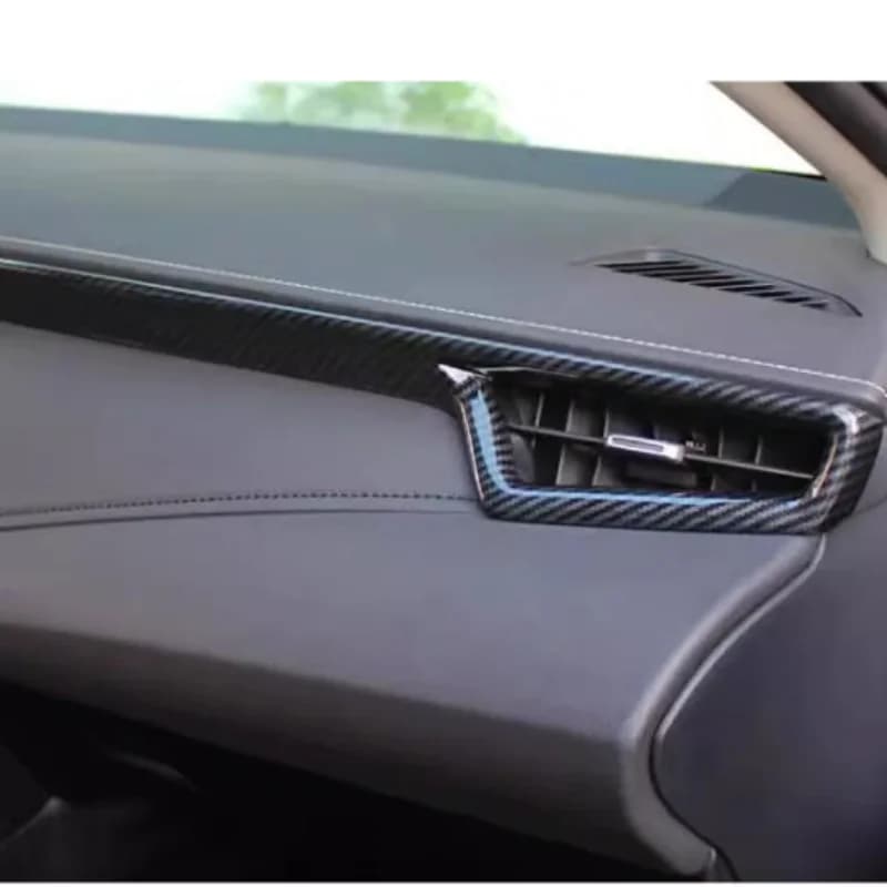 ABS Car Left+Right Air Vent Cover Trim Decoration Frame Stick Interior Accessories For Toyota Corolla Cross XG10 2022 2023 2024+