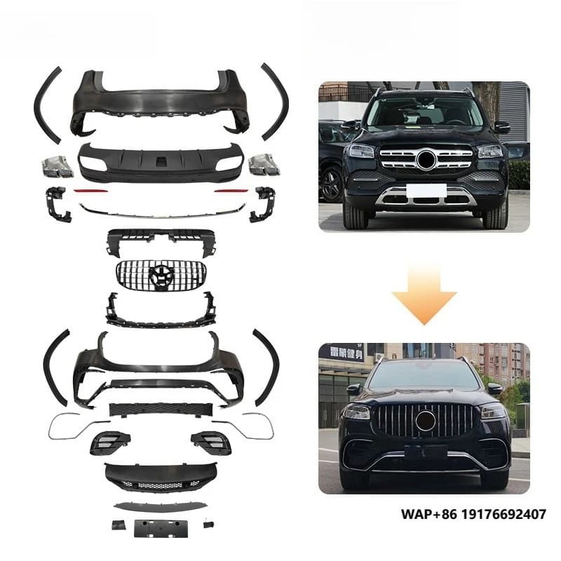 GBT Manufacture Mercedes GLS to 63 Upgrade Convert Kits Bumper Grill Fender Tuning Parts Body Kit for 2020-On Benz GLS 450 X167