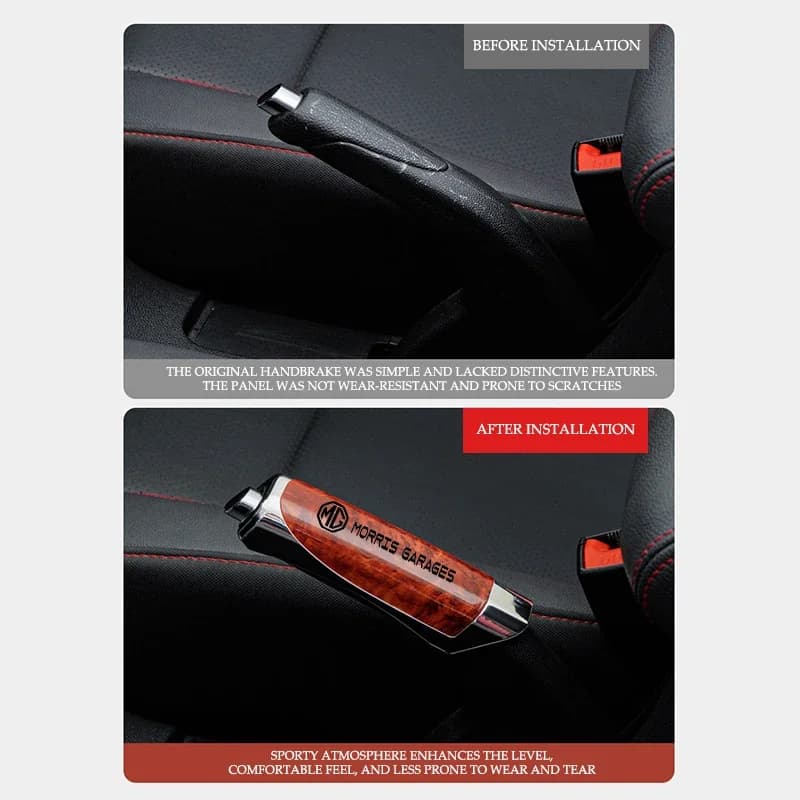 For MG HS ZS GS GT MG3 MG4 EV MG5 MG6 MG7 Hector ABS Car Handbrake Parking Brake Handle Cover Protective Shell Frame Trim
