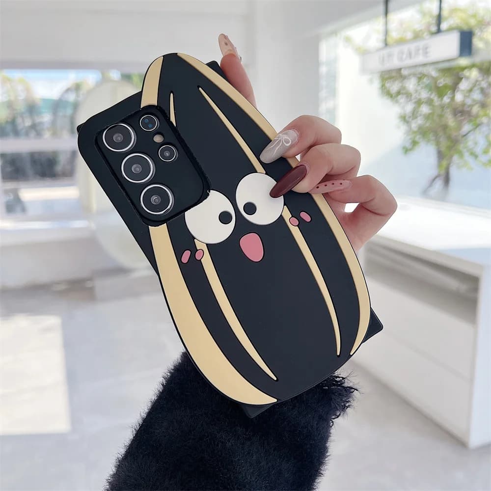 Novelty Cute Sunflower Seed Phone Case for S26 Ultra Playful Food Soft Silicone Protective Cover for Samsung Galaxy S25 S23 A57