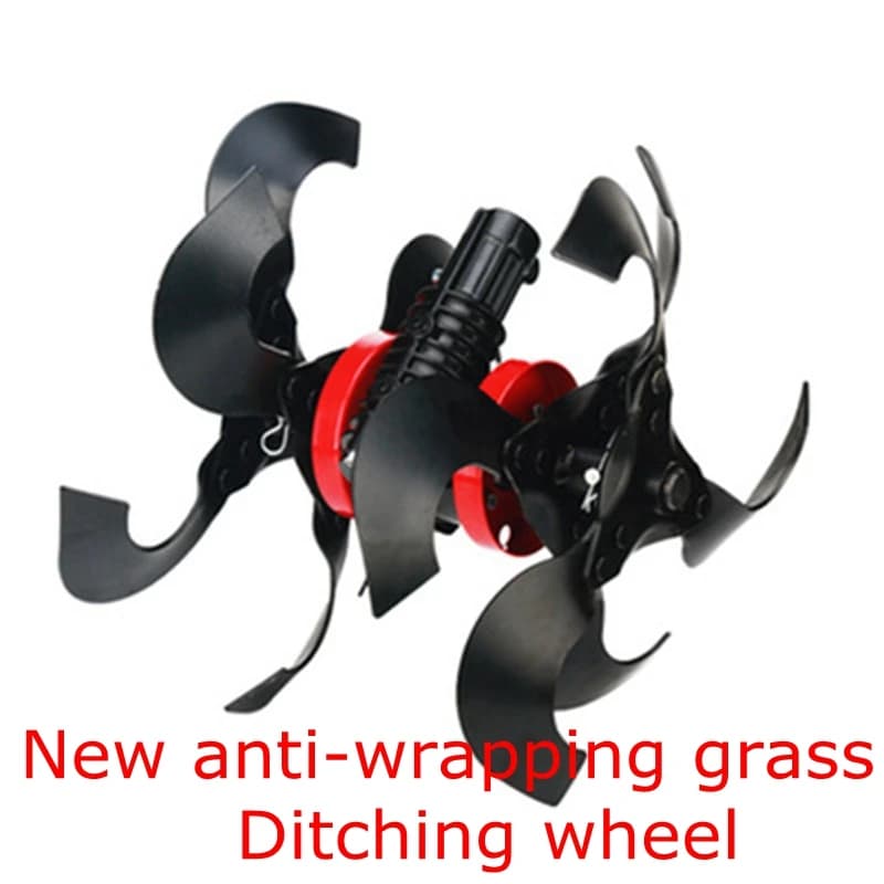 Loosening wheel ditching turning weeding wheel small micro tillage machine multifunctional agricultural Lawn mower accessories