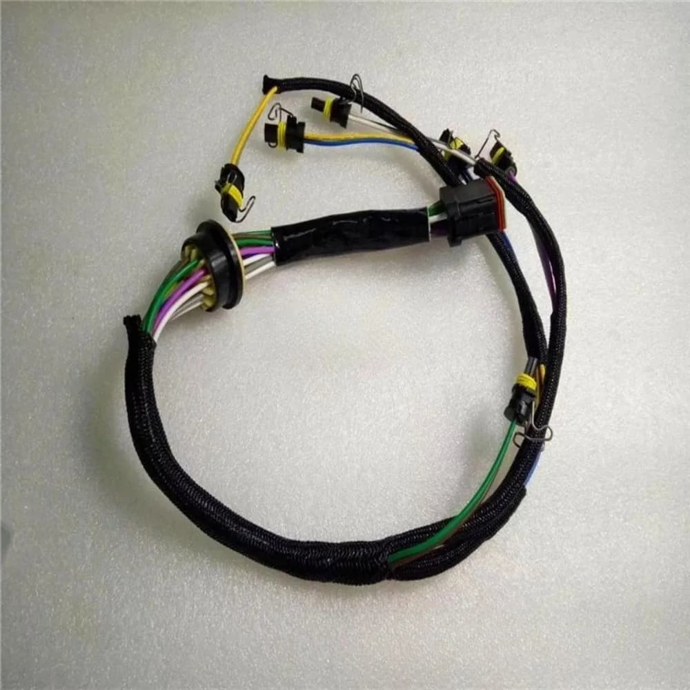 Wang Arnés de Cableado para Inyector de Combustible Compatible con Motor Caterpillar E326D, Repuestos para Excavadora, Accesorio