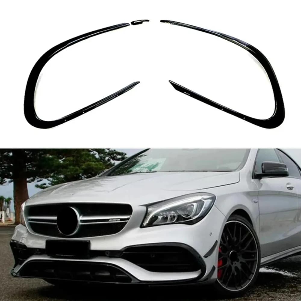 Alerón divisor de luz antiniebla lateral del parachoques delantero del coche para Mercedes BENZ clase CLA W117 C117 CLA45 CLA200