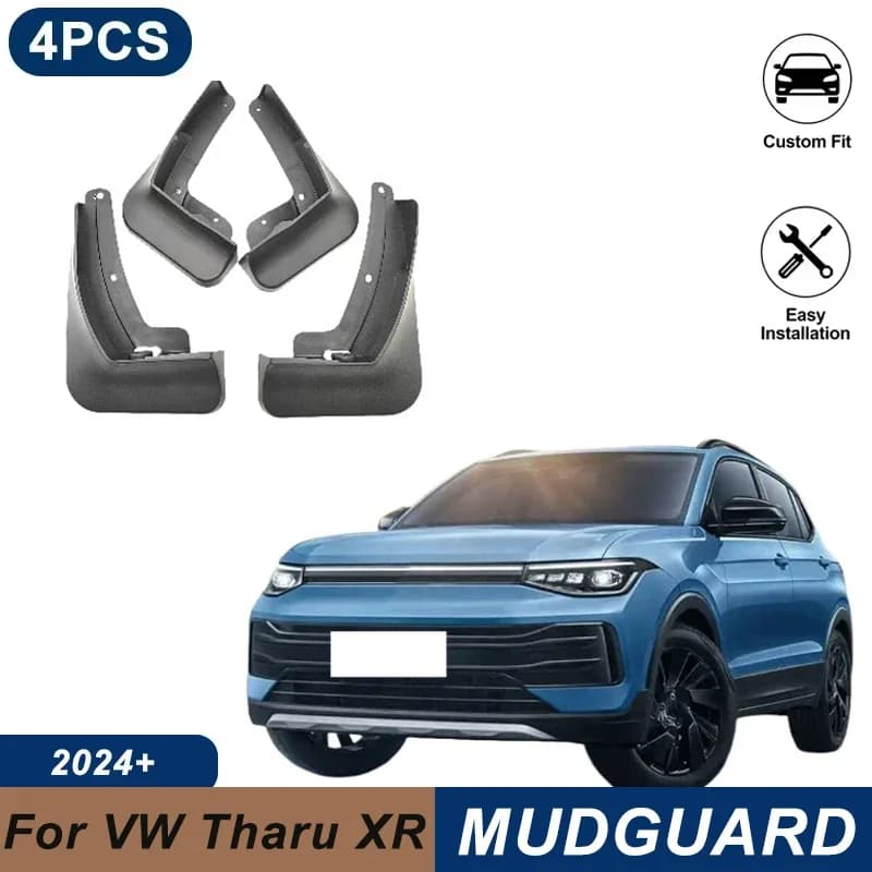 4PCS Car Mud Flaps For Volkswagen Tharu XR C11 2024-2026 Waterproof Anti-Splash Fender Mudguards Auto Exterior Accessories