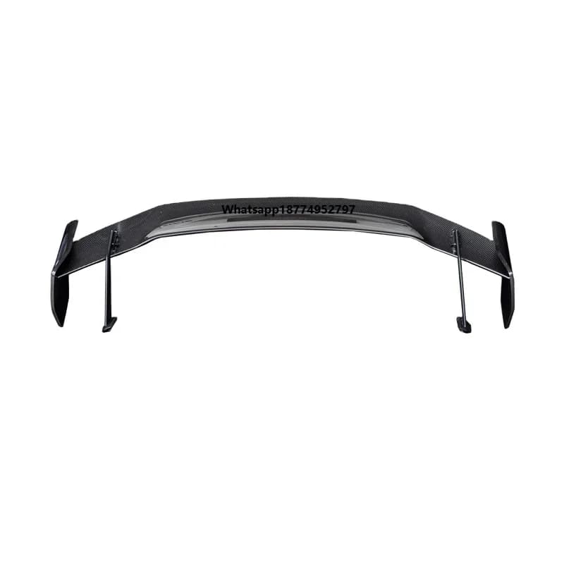 Fits Civic FL5 Type Rauto Rear Spoiler Carbon Fiber Gloss Black Modification Spoiler Bracket Rear Trunk Roof Wing Car Exterior