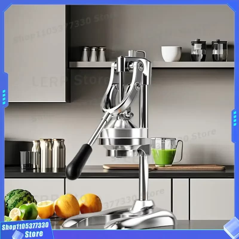 Stainless Steel Manual Citrus Juicer Hand Press for Lemon Orange Lime Electroplated Food Grade Fruit Squeezer Kitchen Tool