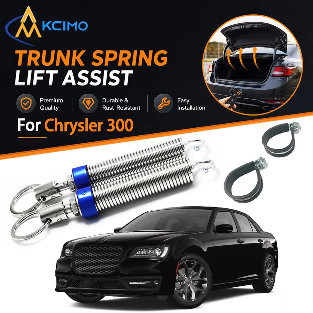 Kcimo Car Boot Trunk Automatic Opening Spring Kit Adjustable Tension Lifting Device For Chrysler 300 Rear Trunk Lid Accessory