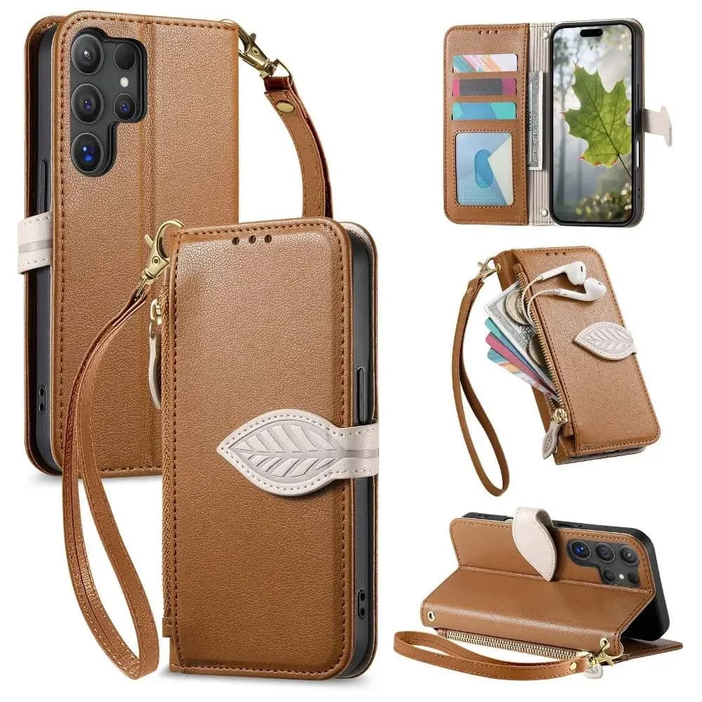 Magnetic Flip Wallet Card Case Phone Cover for Samsung Galaxy S24 S25 A05 A06 A07 A15 A16 A17 A25 A26 A35 A36 A55 A51 A31 M56