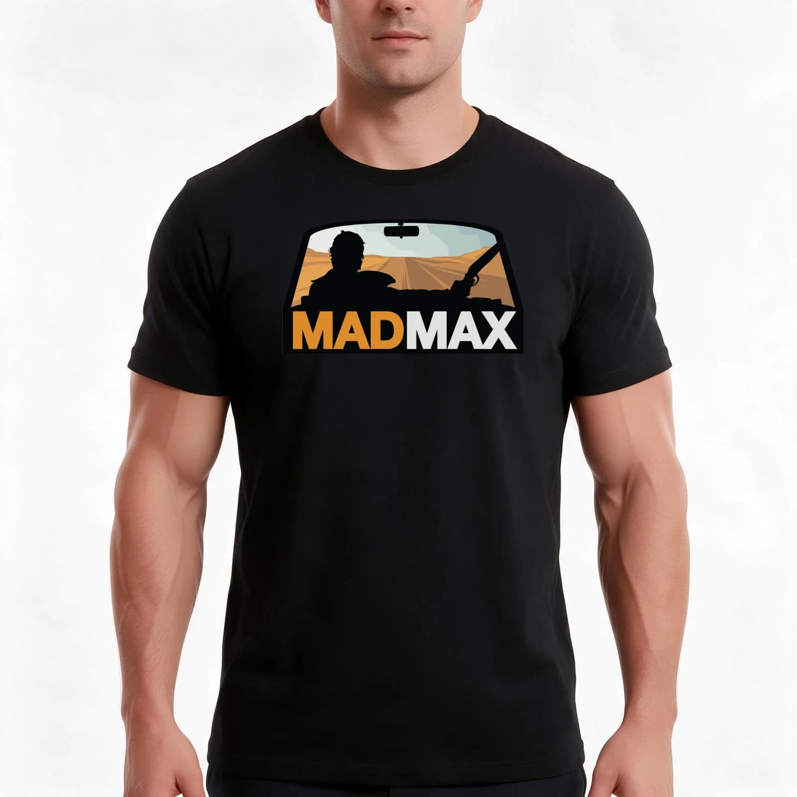 Mad Max - Don Draper Edition T-Shirt, Summer Casual Cotton Tee, Oversized Streetwear Tops, Vintage Graphic Print, 100% Cotton