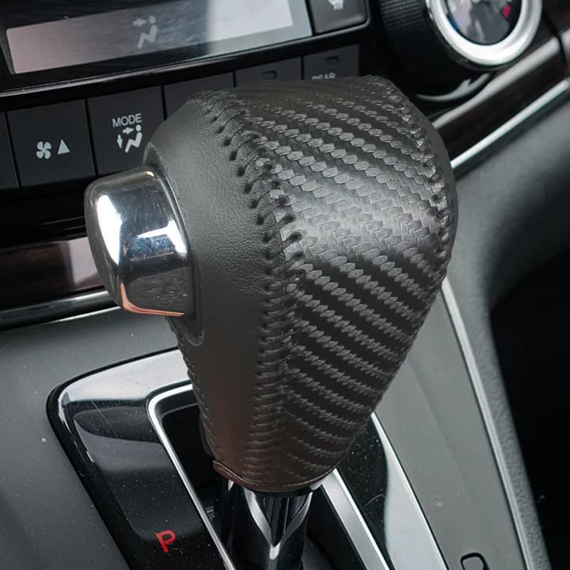 Car Shift for Honda CR-V 2015-2016 Model Handle Protective Covers Durable Shift Knob Cover Genuine Leather Car Accessories
