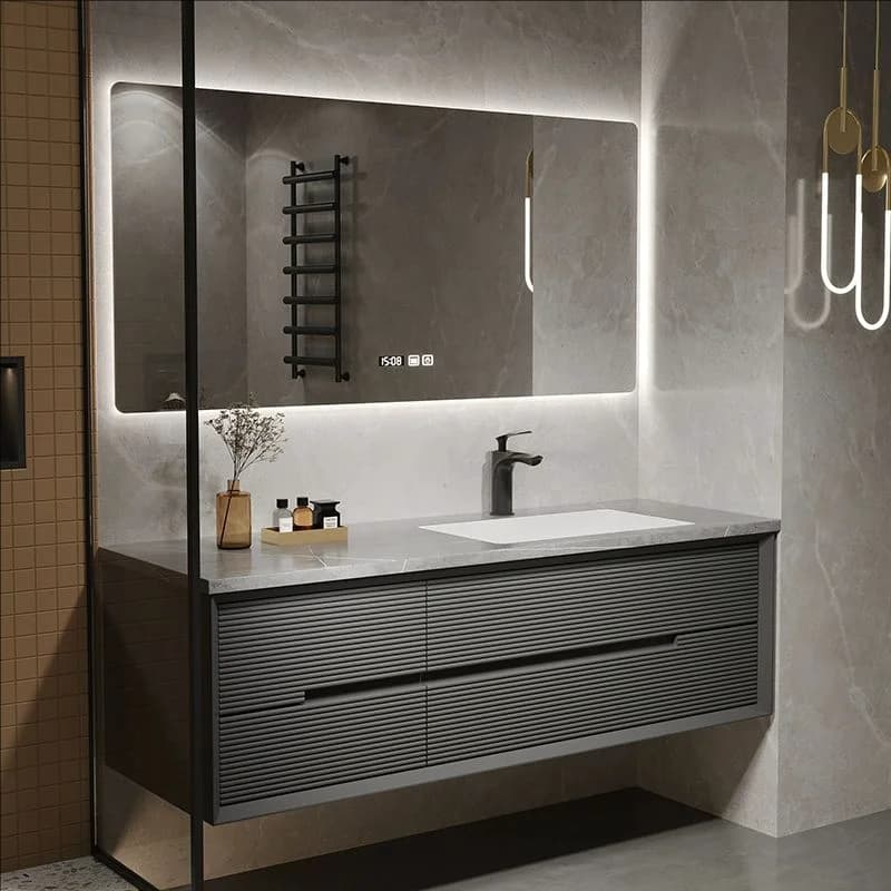 Makeup Display Bathroom Cabinet Sink Partitions Individual Cupboard Space Saver Aesthetic Postmodern Vestidores Salon Furniture