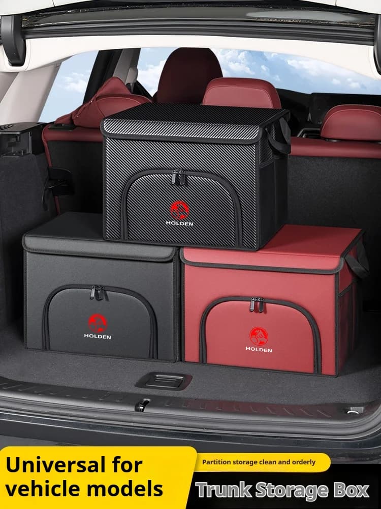 Car trunk large capacity Foldable storage box shoe storage organizing box For Holden Commodore Monaro Trailblazer Emblem Captiva