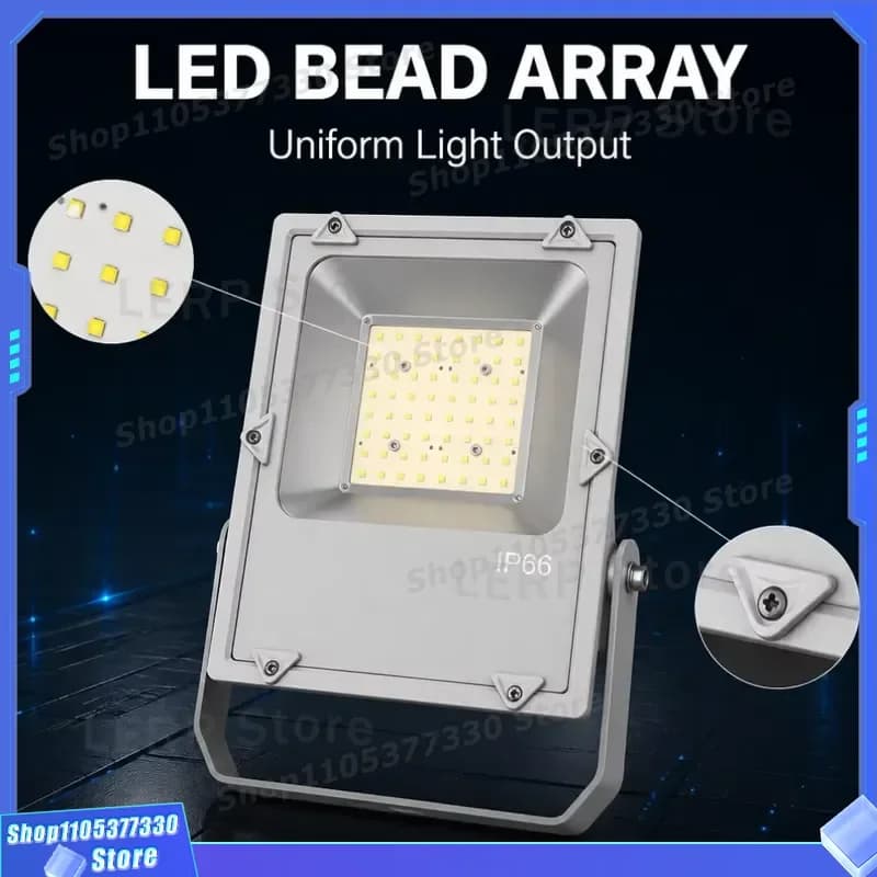CET-165 LED Flood Light 30W 50W 80W 100W 150W 200W IP65 Waterproof Outdoor Projector Lamp CE Certified High Brightness