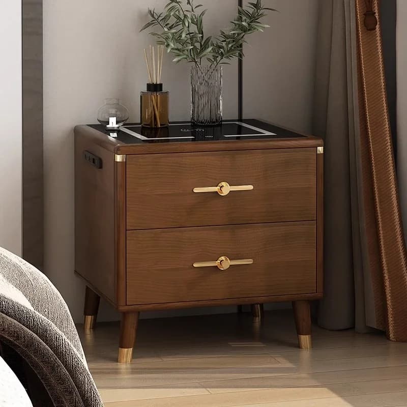 Nordic Storage Nightstands Aesthetic Bedroom Dresser Smart Nightstands Organizer Cabinets Table De Chevet Home Furniture