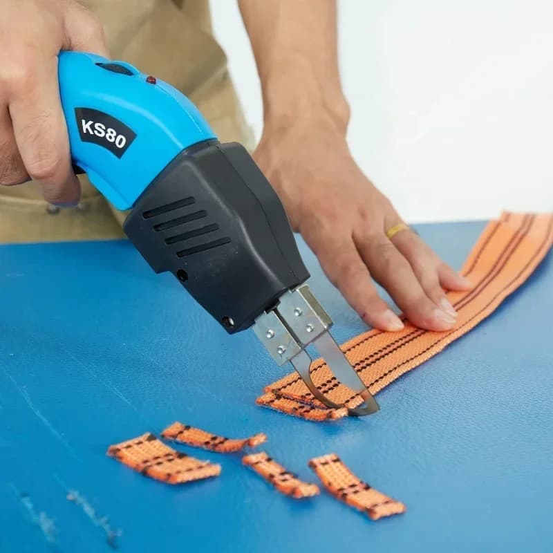 Air Cooled Electric Hot Knife Foam Cutting Tool Styrofoam Cutter 80W 110-120V for Cutting Fabric, Cloth, Rope, PU Leather