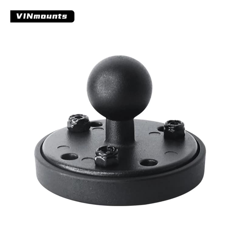 With B-type 1-inch magnetic phone holder, magnetic ball head base, compatible with RAM and 1-inch ball series dual-arm mounts