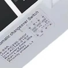 Three Phase Four Wire Over Under Voltage P/rotector 63A 100A Automatic Transfer Switch With LCD Display For DIN Rail Circuit For