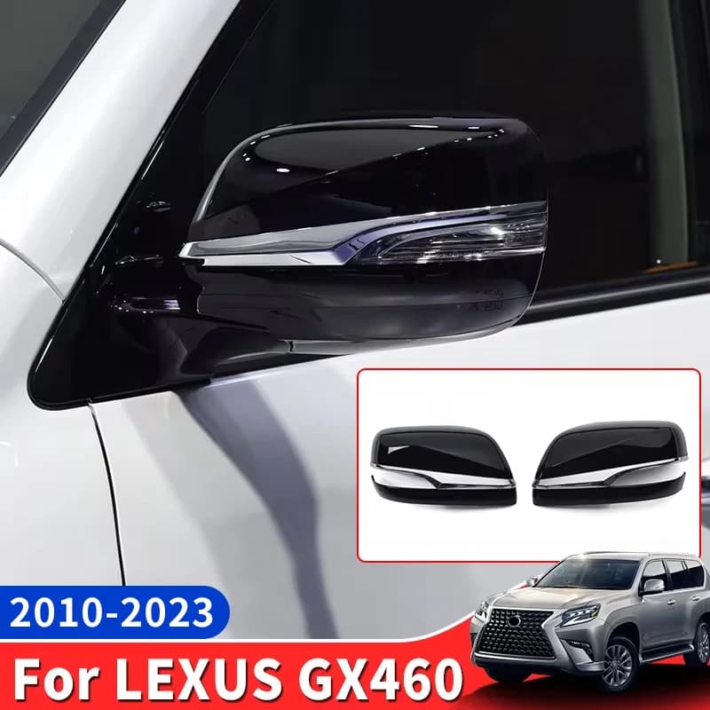 For Toyota Lexus 460 GX460 2010-2023 2022 Rearview Mirror Cover Replacement Exterior Upgrade Decoration Modification Accessory