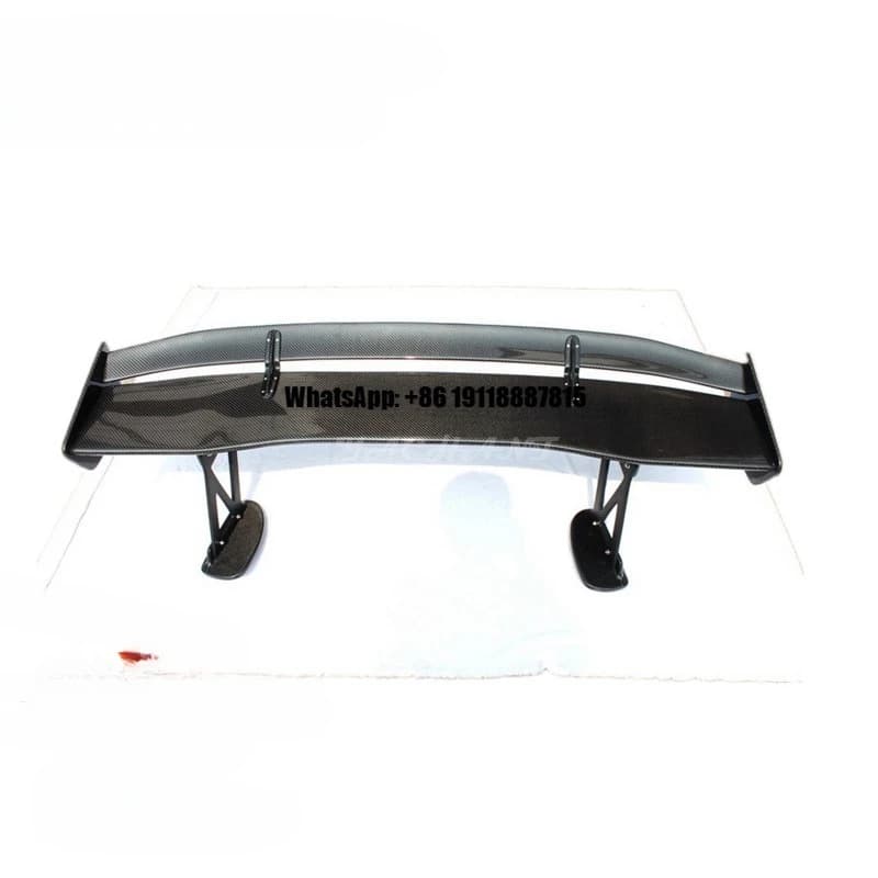 Trade Assurance Carbon Fiber Rear Trunk Spoiler with Fiber Glass Legs Fit for 2008-2012 R35 GTR VTX Style 1600mm Rear GT Wing