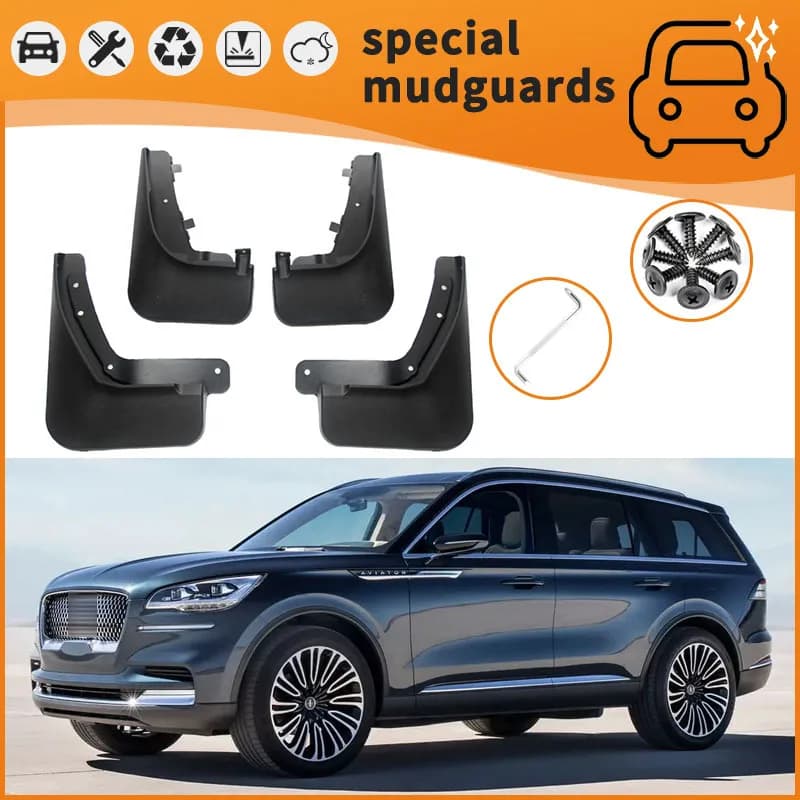 Suitable for 20-21 Lincoln Aviator fender car tire anti-splash mudguard