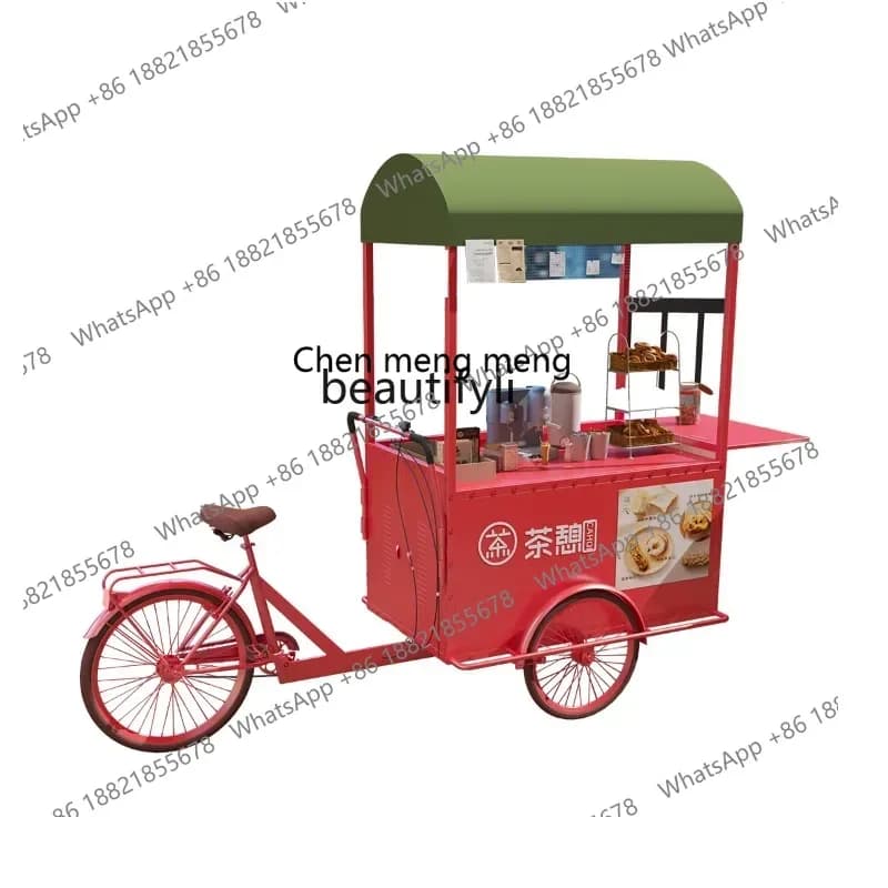 B178 cqyTieyi Mobile Dining Car Scenic Area Vending Car Market Reverse Donkey Breakfast Stall Car
