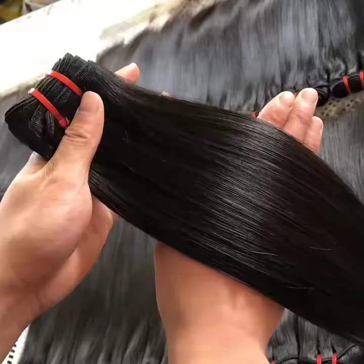 High Quality 18 Inch Straight Lace Wig Genius Weft Hair Extensions For Women