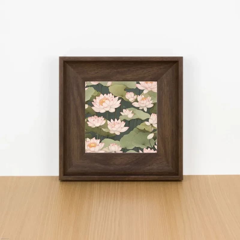 Square Picture Frame 5x5, 6x6, 7x7, 8x8, 10x10 Inches 4cm Wide Border, Versatile Tabletop Wall-Mountable Photo Frames Home Décor
